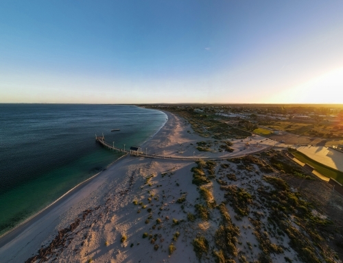 Jurien Bay Jetty - Australian Stock Image