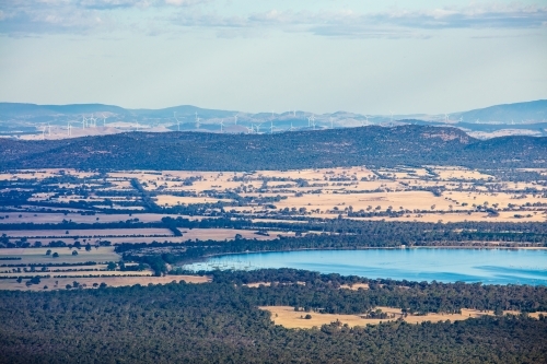 Lake Fyans from the scenic Boroka Lookout