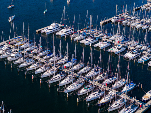 Lake Macquarie Yacht Club - Australian Stock Image