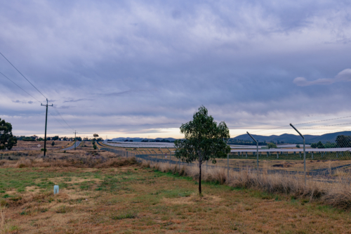 Large solar farm at Wellington New South Wales - Australian Stock Image