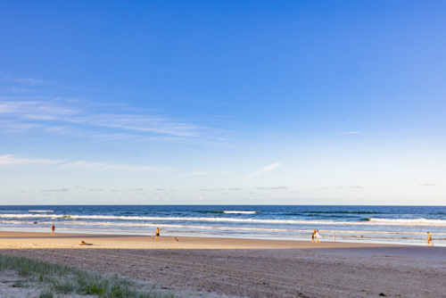 Late afternoon on Miami Beach on the Gold Coast landscape - Australian Stock Image