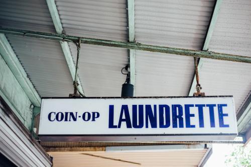 Laundrette sign