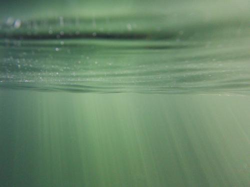 Light filtering underwater - Australian Stock Image