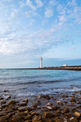 lighthouse in morning light - Australian Stock Image