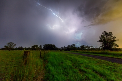 Lightning Storm - Australian Stock Image