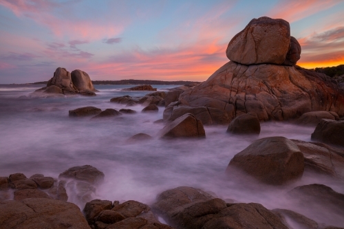Little Elephant Rock - Binalong Bay - Tasmania - Australian Stock Image