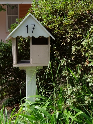 Little old Letterbox for #17 - Australian Stock Image