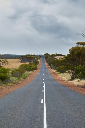 Long Straight Country Road