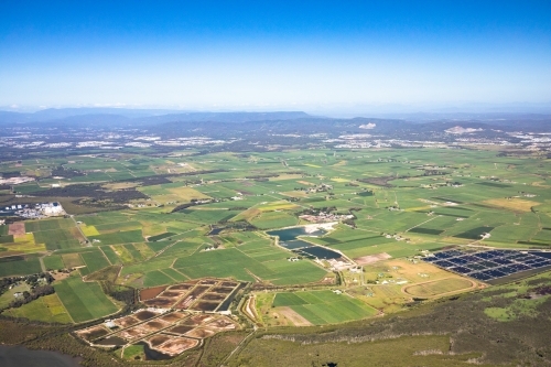 Looking south towards Tamborine Mtn from near Jacobs Well - Australian Stock Image