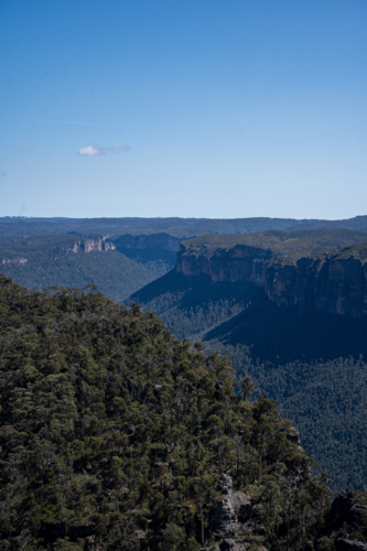 Lookout in the blue mountains - Australian Stock Image