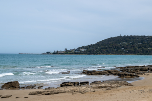 Lorne from the Great Ocean Road - Australian Stock Image