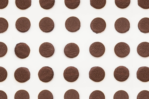 Lots of Chocolate Biscuits - Australian Stock Image