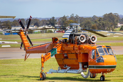 "Lucille" on standby at Bankstown Airport - Australian Stock Image