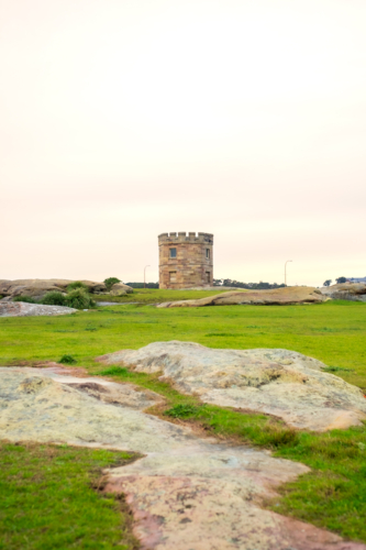 Macquarie Watchtower at La Perouse - Australian Stock Image