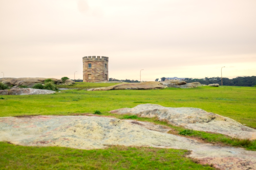 Macquarie Watchtower at La Perouse - Australian Stock Image
