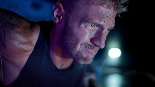 Male Urban Night Fitness - Australian Stock Image