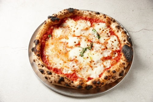 Margherita pizza - Australian Stock Image