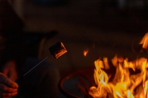 Marshmallow and firepit