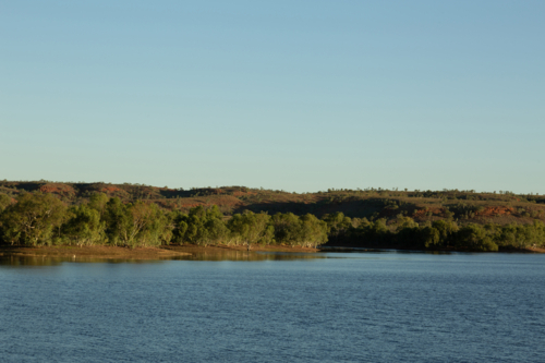 Mary Ann Dam, Tennant Creek - Australian Stock Image