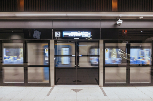 MELBOURNE, AUSTRALIA - DECEMBER 3, 2025: Newly opened Arden underground train station - Australian Stock Image