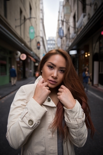 Melbourne City Laneway - Australian Stock Image