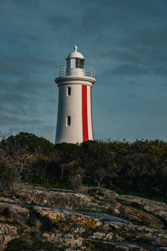 Mersey Bluff Lighthouse - Australian Stock Image