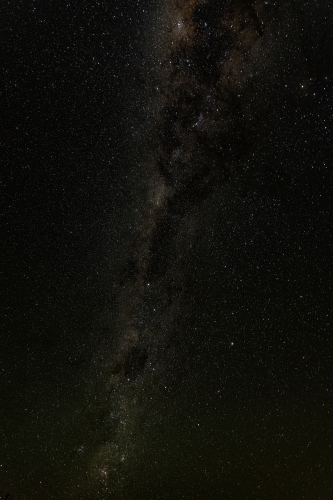 Milky Way galaxy with its dense star fields and dust lanes - Australian Stock Image