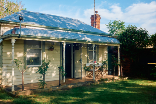 Miners cottage - Australian Stock Image