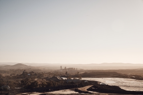 Mining in the Broken Hill region - Australian Stock Image