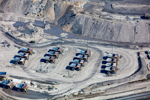 Mining Trucks - Australian Stock Image