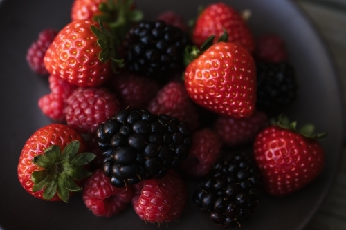 Mixed berries - strawberry, raspberry, blackberry