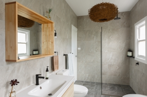 Modern bathroom interior