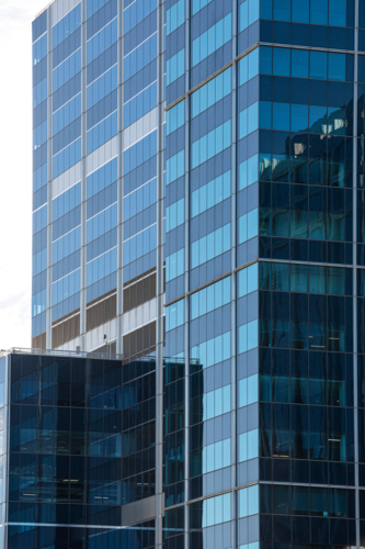 Modern building architecture in the City of Perth Western Australia - Australian Stock Image