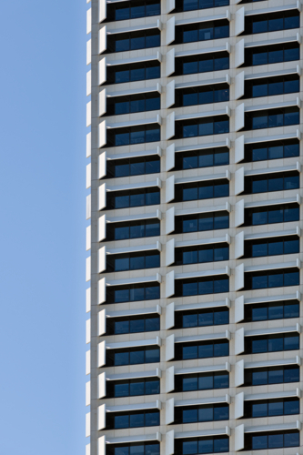 Modern building architecture in the City of Perth Western Australia - Australian Stock Image