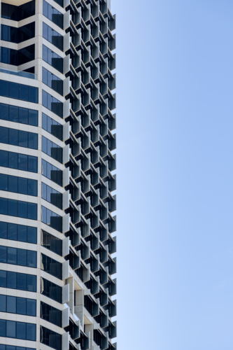 Modern building architecture in the City of Perth Western Australia - Australian Stock Image