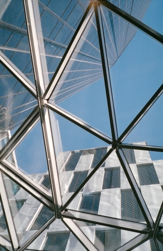 Modernist architecture in Melbourne CBD - Australian Stock Image