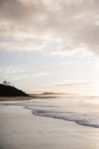 moody sunrise at berrara - Australian Stock Image