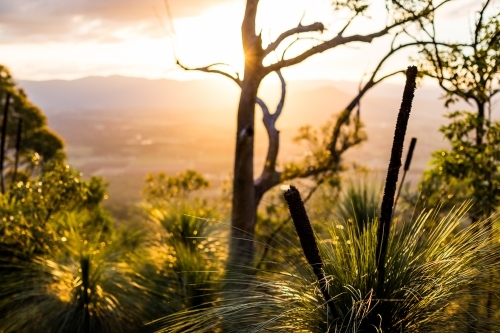 Mount French Sunset - Australian Stock Image