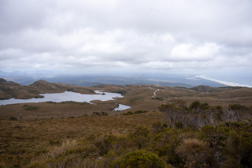 Mountains around Trial Harbour - Australian Stock Image