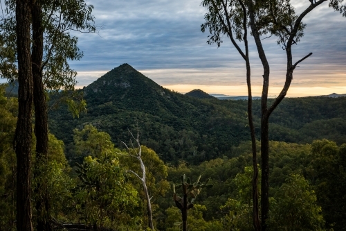 Mountains at sunrise - Australian Stock Image
