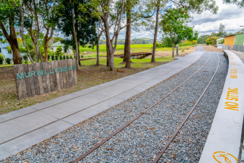 Murwillumbah Rail Trail - Australian Stock Image