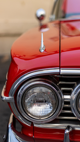 Muscle Car headlight - Australian Stock Image