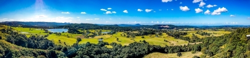 Nambour Hinterland panorama - Australian Stock Image