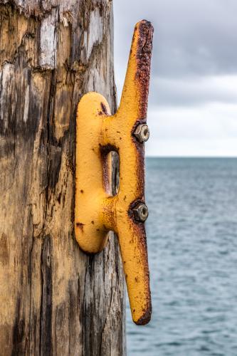 Nautical Cleat - Australian Stock Image
