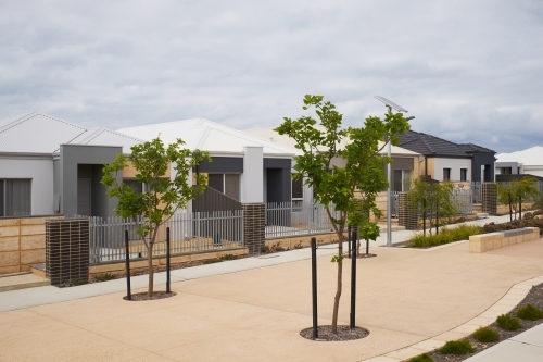New housing developments in Perth's northern suburbs - Australian Stock Image