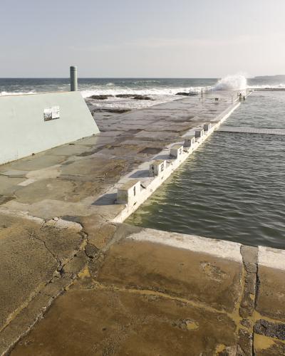 Newcastle Ocean Baths 02 - Australian Stock Image