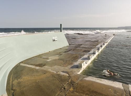 Newcastle Ocean Baths 03 - Australian Stock Image