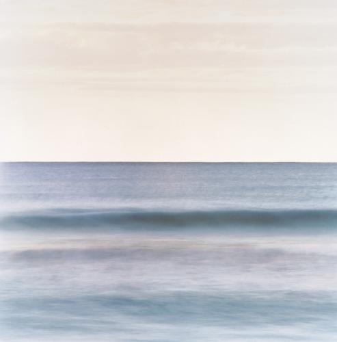 Ocean seascape with gentle wave and horizon - Australian Stock Image
