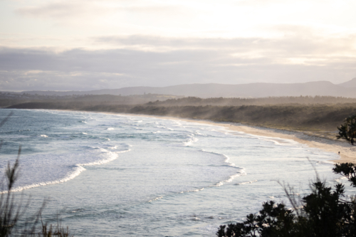 ocean view sea spray on the coast - Australian Stock Image