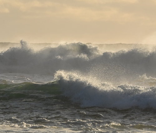 Ocean waves splashing - Australian Stock Image